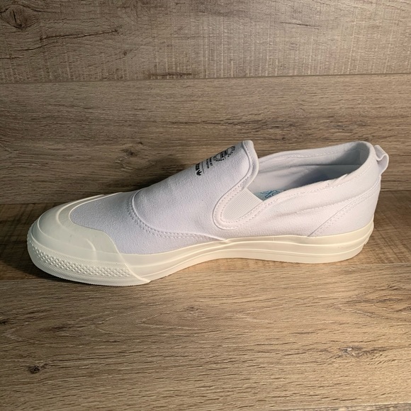 Adidas Nizza RF Slip On Shoes White / Off White - Picture 3 of 6